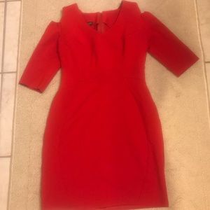 Fashion collection Red dress.